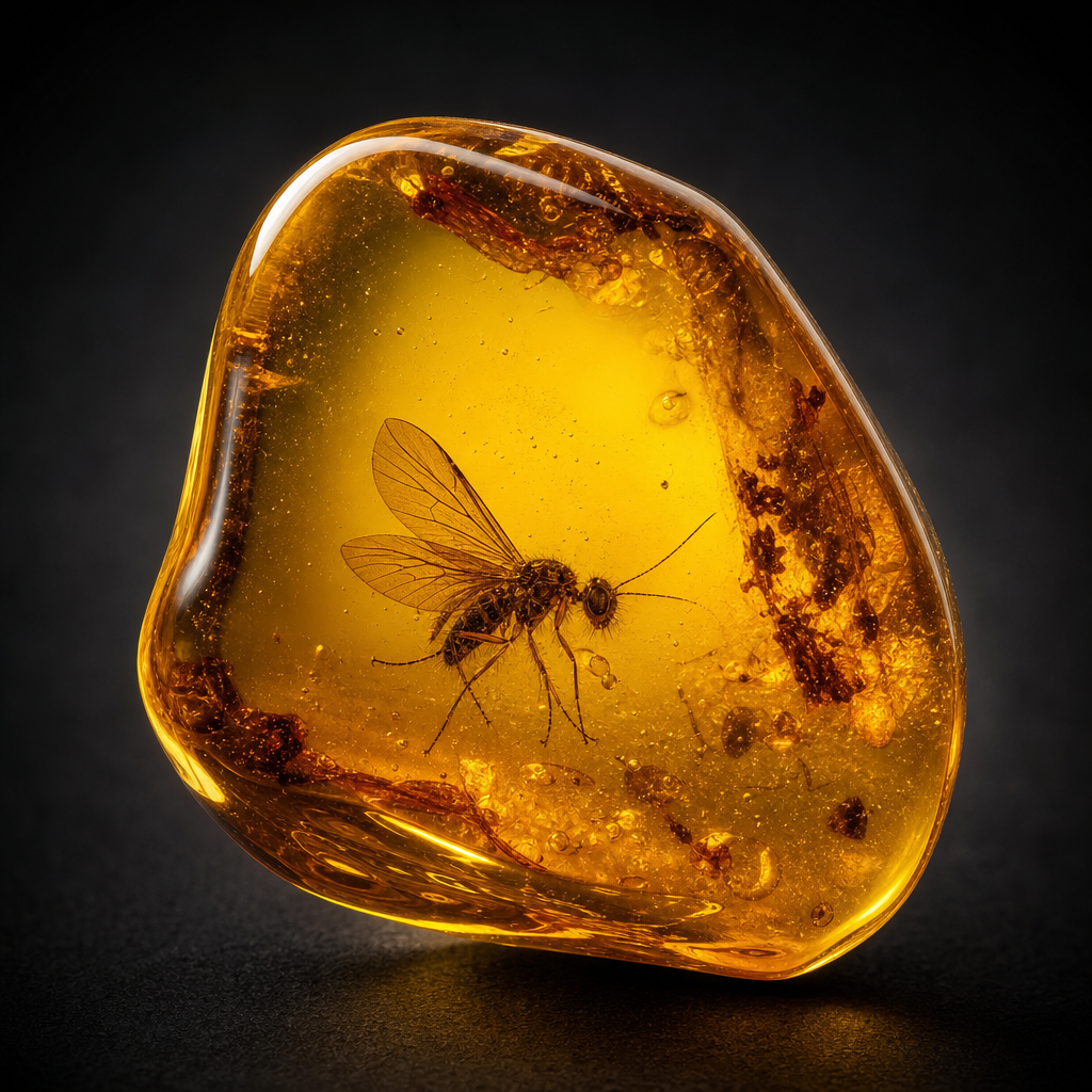 Baltic Amber with Inclusion — Eocene specimen for sale