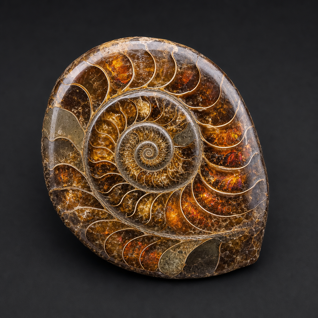 Polished Ammonite — Cretaceous specimen for sale