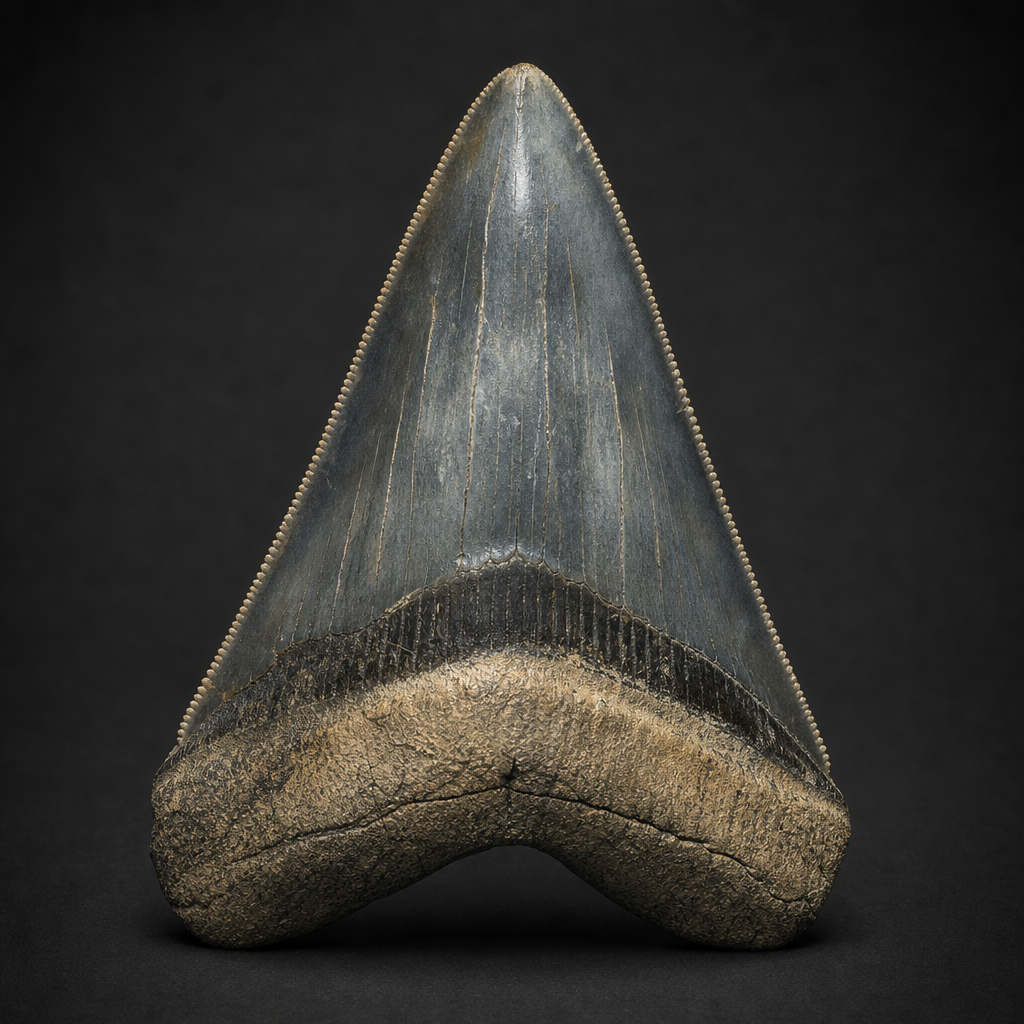 Megalodon Shark Tooth — Miocene–Pliocene specimen for sale